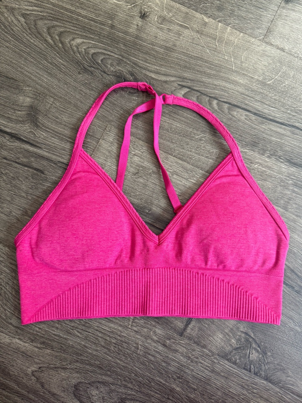 Lululemon Ebb To Street Bra Heathered Jewelled Magenta style W2829S size 8